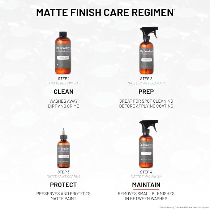 Dr. Beasley's - MP32D12 Matte Final Finish - 12 oz., Ultimate Detail Spray, pH Balanced and Gloss-Free, Readily Biodegradable