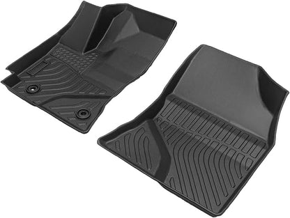 All Weather Rubber Car Floor Mats Compatible with 2014-2019 Toyota Corolla(NO FIT Corolla im & Hatchback), Odorless, 3D Raised Edges, Custom Fit Full Set, Laser Measured, Non Slip, Corolla Accessories