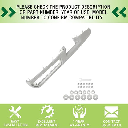 926-740 Door Armrest Repair Front Left Side Door Panel Handle Gray Compatible with 2010-2014 Chevrolet Chevy Silverado Suburban Avalanche Tahoe,GMC Sierra Yukon Replaces 84127281