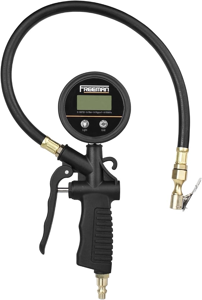 Freeman Digital Tire Inflator with LCD Pressure Gauge | FS1DTI