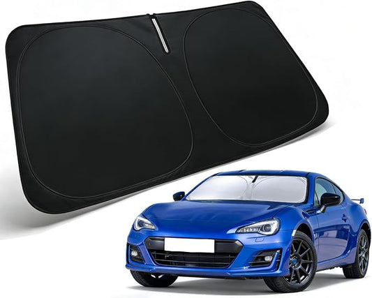 Windshield Sun Shade for 2017-2021 Toyota 86/2022-2023 Toyota GR86/2013-2023 Subaru BRZ Front Window Sun Visor & Heat Shield | 240T Sunshade Protection Blocks UV Rays Car Accessories