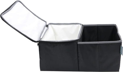 FH Group E-Z Travel™ Collapsible Multi-Compartment Car Trunk Organizer, Cargo Storage Organizer for Cars, SUVs, and Trucks Gray