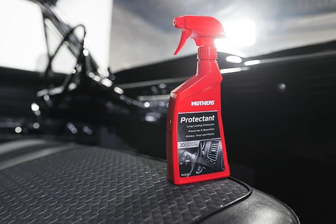 Mothers Protectant, 16 oz. – Long-Lasting UV Protection for Rubber, Vinyl & Plastic, Shields Dash, Trim, Bumpers & Tires from Fading, Cracking & Drying, Restores a Clean OEM Finish (05316)