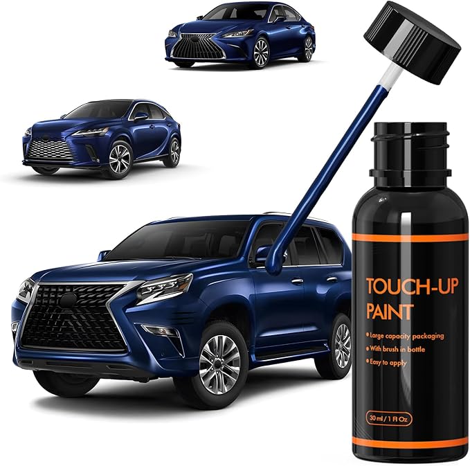 8X5 Nightfall Touch Up Paint for Lexus, DIY Car Paint Scratch Repair Kit, Automotive Paints, Quick & Easy Fix Scratch Repair for RX/ES/GX/LS/LC/LX