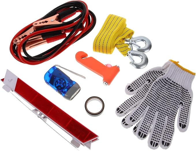MAGICLULU Car Safety Kit Emergency Tool Set Automotive Accessories Compact Tool Kit