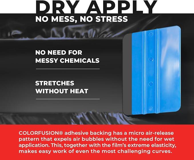 ColorFusion PPF by VViViD, Matte Stealth Cosmic Blue Dry Apply PPF Vinyl Car Wrap Roll 6ft x 5ft