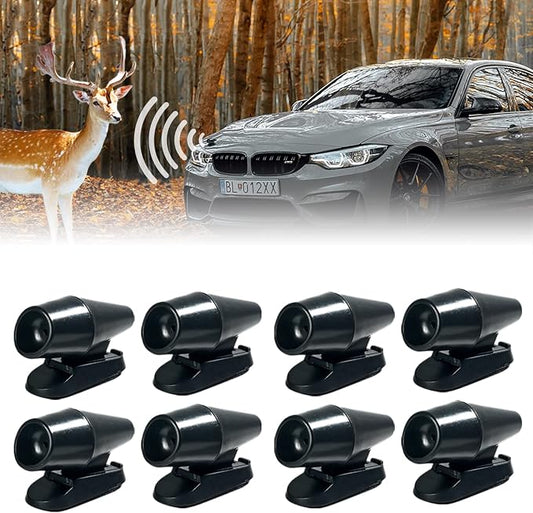 AOCISKA 8 Pieces Deer Whistle,Deer Warning Whistles Device for Car,Save Deer Whistles Repellent Devices,Deer Whistles for Vehicles,Car Deer Warning Devices Animal Alert for Cars Trucks Motorcycles