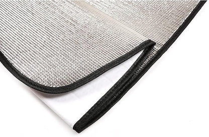 Windshield Sun Shade Compatible with Mercedes-Benz Smart 2015-2021 Foldable Front Windshield Sunshade Protector, Block UV Rays Keep Your Car Cooler