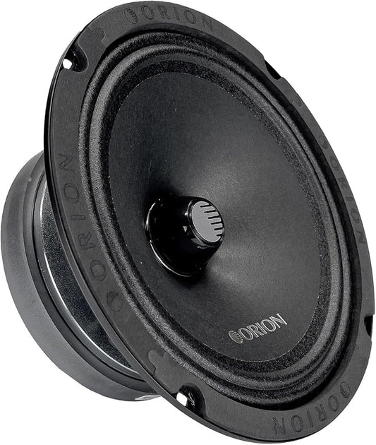 Orion Cobalt CM852 High Efficiency 8" Mid-Range Bullet Loudspeakers, 1200W Max Power, 300W RMS, 2 Ohm, 1.5" Voice Coil - Pro Car Audio Stereo, Midrange Speakers (Pair)