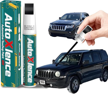 Brilliant Black Pearl(PXR/AXR) Touch Up Paint Compatible with Jeep Car Paint Pen Scratch Repair Automotive Scratch Remover Fix Exact Color Match