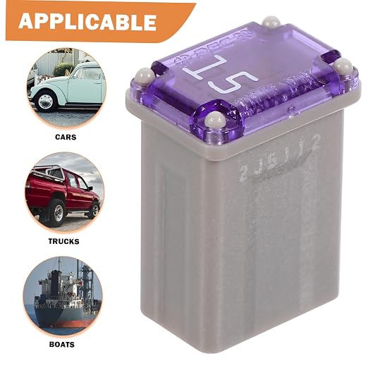 Garneck 10pcs Automotive Fuse Kit for Easy Installation and Circuit Compact for Cars Rvs Trucks and More