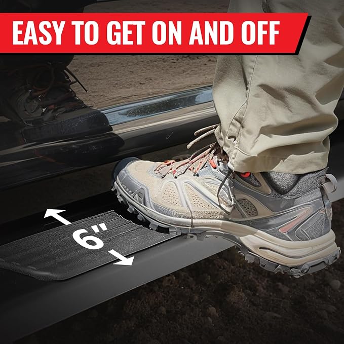 COMNOVA 6 Inch Running Boards Compatible with 2004-2014 Ford F150 Crew Cab(4 Full-Size Doors). F150 Running Boards Crew Cab, Side Step Step Bars Step Nerf Bar.