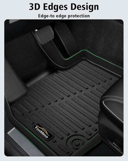 Floor Mats & Trunk Mat Custom Fit for Toyota Camry 2025 (Include Hybrid) All Weather TPE Rubber Cargo Liner Anti-Slip Full Set Automotive Floor Liners for Camry Accessories