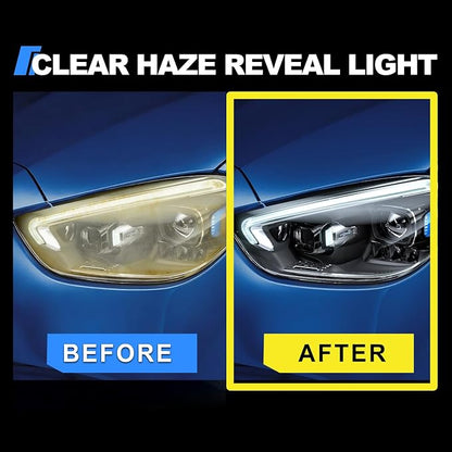 Advanced Car Headlight Restoration Kit: Ceramic Headlight Cleaner and Restorer Kit for Automotive Erase Yellowing & Oxidation - Car Light Cleaner Headlight Kit - Covers 4-5 Vehicle Treatments