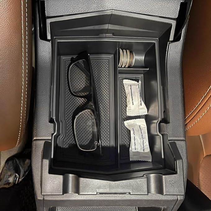 JKCOVER Upgraded Design Center Console Organizer Tray Compatible with Subaru Forester 2024 2023 2022 2021 2020 2019 Interior Armrest Insert Storage Box Easy Removal Accessories