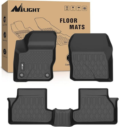 Nilight TPE Floor Mats for Ford Focus Hatchback Gasoline (No Subwoofer) 2012 2013 2014 2015 2016 2017 2018, All Weather Custom Fit Heavy Duty Floor Liners