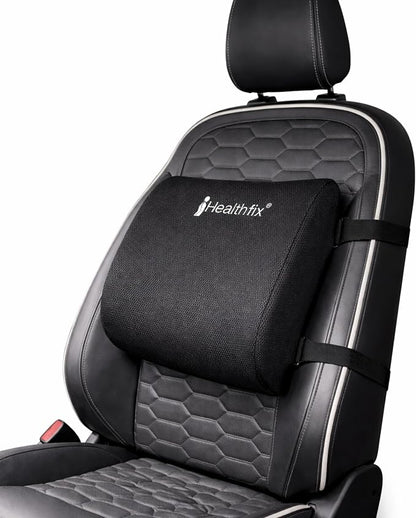 Healthfix® Car Lumbar Support Pillow | Back Cushion to Help Improve Posture (Soft)