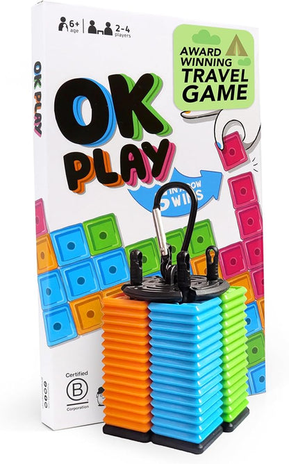 OK Play: Ultimate Travel Tile Game | Learn to Play in 10 Seconds | Waterproof & Indestructible | Perfect for Kids and Adults