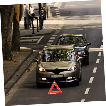 Emergency Warning Triangle Reflective Sign for Car Safety High Visibility Roadside Emergency Tool Quick Setup for Drivers Essential Road Reflector