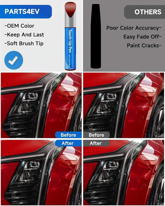 GNT/WA170H Radiant Red Tintcoat Touch Up Paint Compatible with Cadillac Exact Match Touch Up Paint Car Scratch Repair