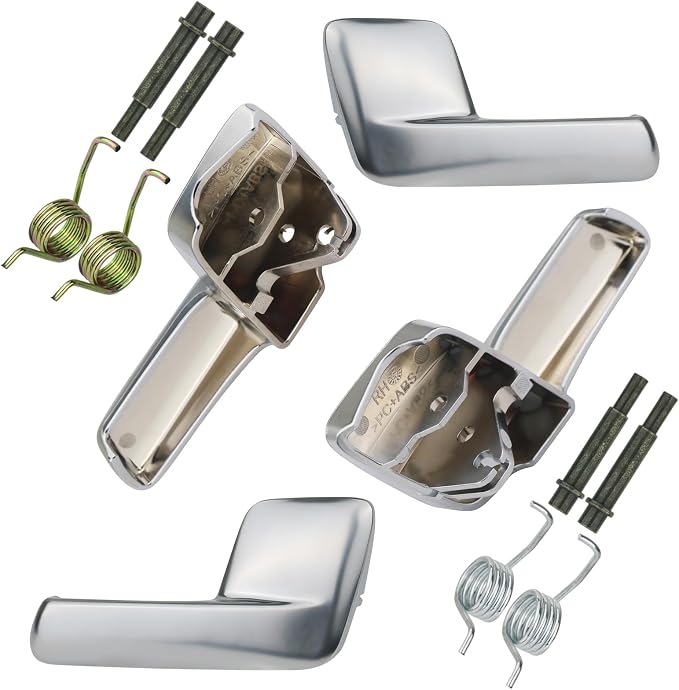 TQPONLY 2 Pair Interior Door Handle Driver and Passenger Side,Compatible with 2003-2006 Ford Expedition Front or Rear,Inner Handle Inside Door Lever