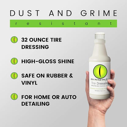 Tire Dressing, Tire Shine, Tire, Vinyl, and Rubber Dressing, Tire and Wheel Care Products, 32 Oz