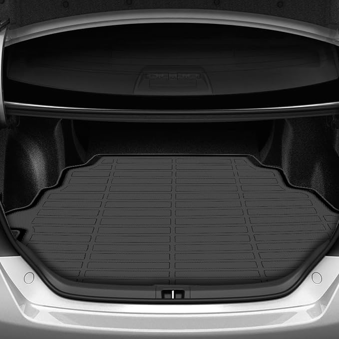 Floor Mats for Toyota Camry 2007-2011(ONLY Gas), NOT for Hybrid, Custom Fit Camry CE XLE SE LE Floor Mats, Front Rear Mats & Cargo Liner, TPE Anti-Slip Waterproof Duty Car Accessor
