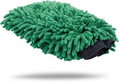 Maxshine Universal Chenille Microfiber Wash Mitt – Ultra-Soft Glove with Foam Core & Elastic Cuff – Scratch-Free, Lint-Free – Safe for Paint & Ideal for Exterior Car Detailing