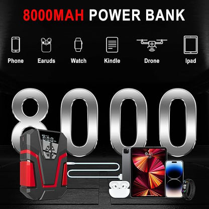 Ultimate Car Care Bundle: 400A Jump Starter with Air Compressor + Butyl Sealant Tape – Emergency Power & Leak-Proof Seal in One