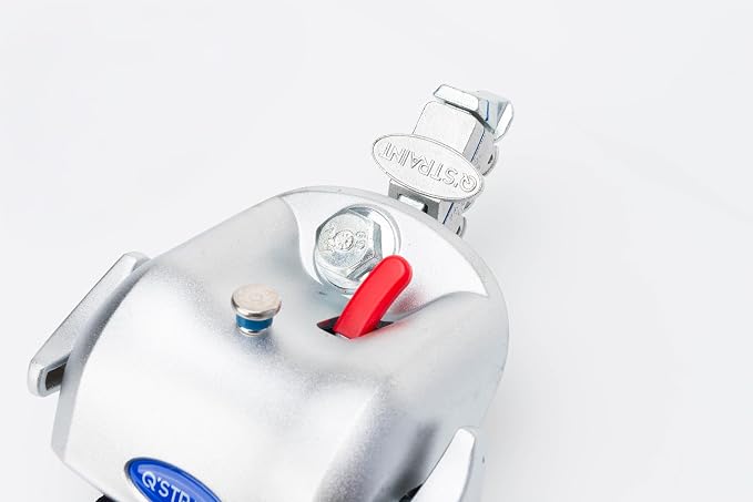 Q'Straint Q011012 QRT-360 Heavy Duty Retractor Mounted with L-Track Fitting and Positive Lock Indicator. Single Retractor Designed to Meet WC18 Standards, Compatible with WC19 Wheelchairs
