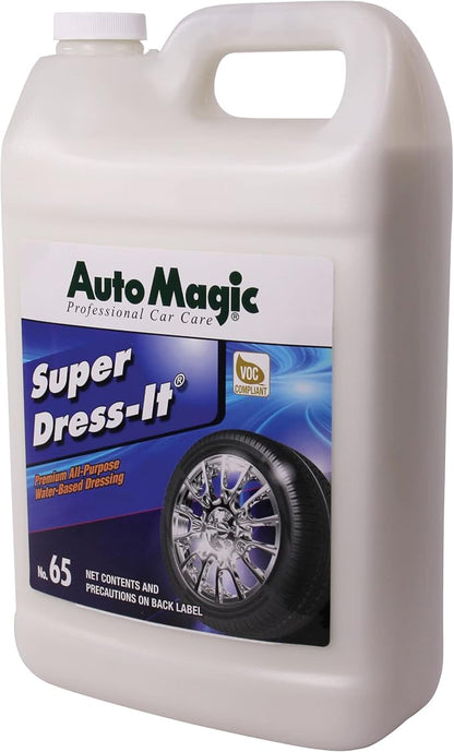 Auto Magic Professional Tire Dressing | Water-Based Silicone Spray | Detailing Products for Tires, Vinyl, Trim & Engine Compartments | Car Care