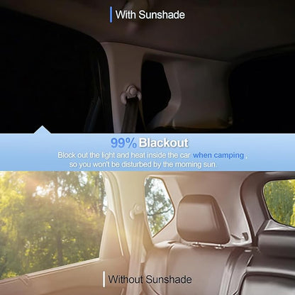8pcs Car Window Shades for Volkswagen VW Tiguan 2018-2023 Accessories,Windshield Side Rear Full Sunshade,Sun Visor UV Blocking, Privacy Protection and Blackout for Camping Outdoor