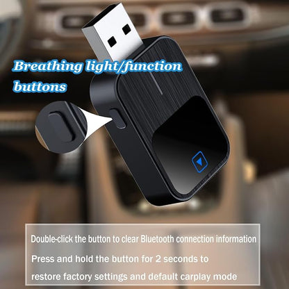 Wireless Android Auto Adapter for Nissan Rogue Sport 2019-2022,Fast Auto Connect Android Auto Wireless Adapter Plug Play Mini Stable Adapter