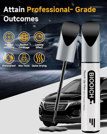Touch Up Paint Pen Exact Color Match Car Chip and Scratch Repair (for Chevrolet, Black(GBA/WA8555))