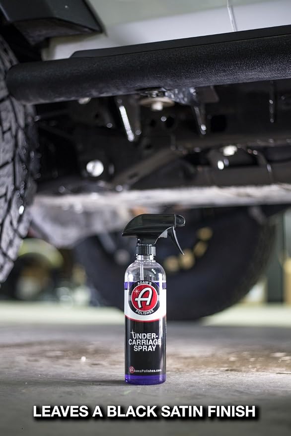 Adam's Polishes SiO2 Infused Invisible Undercarriage Spray (5 Gallon) - Quick and Easy to Use - Turn Your Wheel Wells Invisible - Leaves a Black Satin Finish