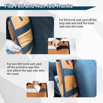 Deluxe Leather Trunk and Backseat Organizer for Car SUVs & RVs, Detachable Storage Modules with Built-in Cooler, Patent Pending