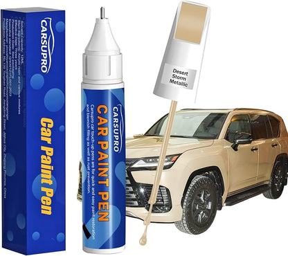 Bronze Touch Up Paint for Cars,Car Paint Touch Up Pen for Deep Scratches,Car Scratch Repair Pen Auto Scratch Remover for Easy to Use and Fix(Desert Storm Metallic)