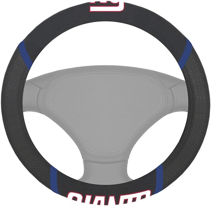 FANMATS NFL Unisex-Adult Embroidered Steering Wheel Cover