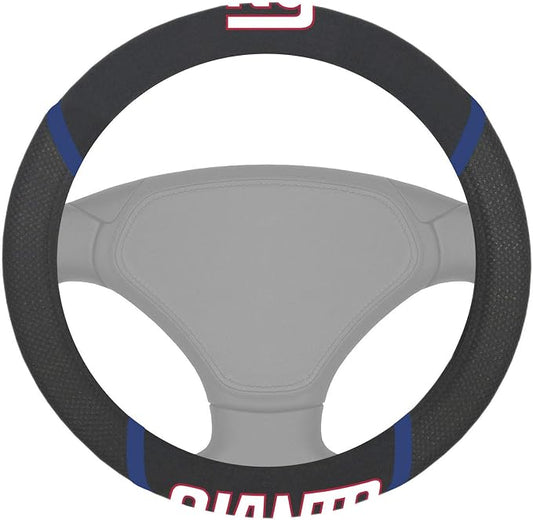 FANMATS NFL Unisex-Adult Embroidered Steering Wheel Cover