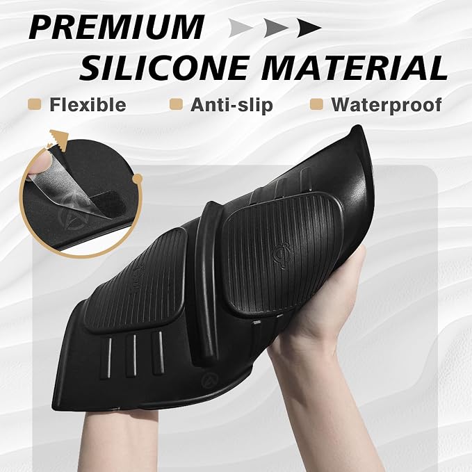 Muslogy Center Console Inserts Compatible with 2024 2025 2026 Hyundai Santa Fe Accessories, Center Console Wireless Charger Protective Mat Liner Anti-Slip Phone Charge Area Charging Protection