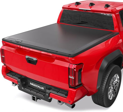 MOSTPLUS 5FT Roll-Up Soft Vinyl Truck Bed Tonneau Cover Compatible for 2024 2025 2026 Toyota Tacoma (Not for Trail Edition) 60Inch