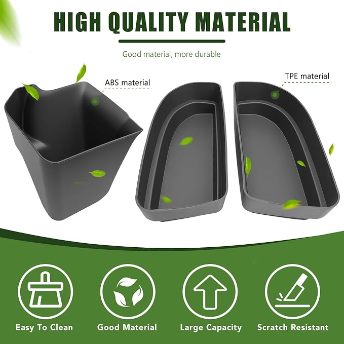 Trunk Organizer for 2010-2024 Toyota 4Runner 5-Seat 2nd Row(NOT Fit 7-Seat 3rd Row), Rear Trunk Storage Box Bin Cargo Tray for 10-24 4 Runner Interior Accessories(3Pcs Trunk Organizer)