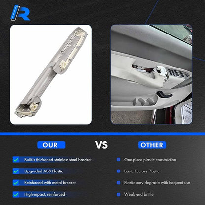 22818471 Front Right Passenger Side Armrest Repair Kit Fit for Chevy Silverado 1500 2500HD 3500HD 2010-2014 For GMC Sierra 1500 2500 HD 3500 HD 2010-2014 Door Panel with Release Handle Below Armrest