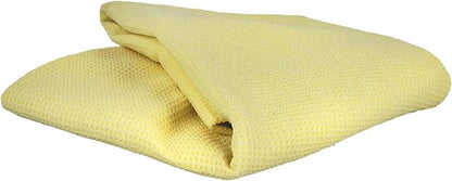 Chemical Guys MIC702 Waffle Weave SUV Microfiber Drying Towel, Great for Cars, Trucks, SUVs, Large Vehicles, Yellow (35"x26")