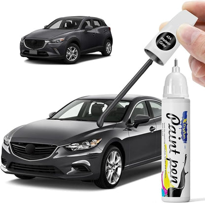 42A Meteor Gray Touch Up Paint Compatible with Mazda, DIY Car Paint Scratch Repair, Quick & Easy Fix Automotive Scratch Repair for CX-5/CX-9/CX-3/Mazda3/Mazda6/MX-5/Mazda2/Mazda5/Miata