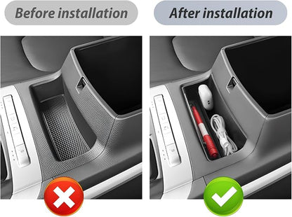 SKTU for 2025 2026 Kia Carnival Accessories Center Console Organizer for 2025 2026 Kia Carnival (LX/LXS/EX/SX/SX Prestige) Front Console Tray Kia Carnival 2025 2026 Accessories Front Console Organizer
