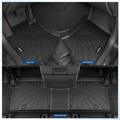Custom Fit Floor Mats for Toyota Camry 2002-2006, All Weather TPE Floor Liners with Trunk Mat, Odorless Full Set Interior Accessories