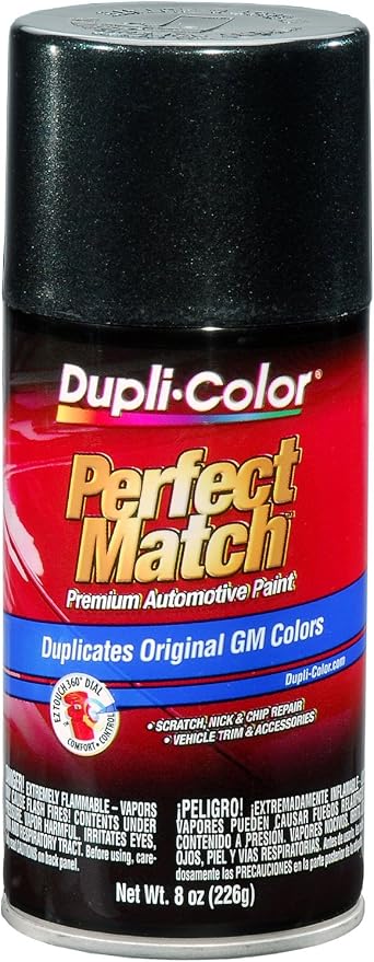 Dupli-Color (EBGM05297-6 PK) Dark Spiral Gray Metallic General Motors Exact-Match Automotive Paint - 8 oz. Aerosol, (Case of 6)
