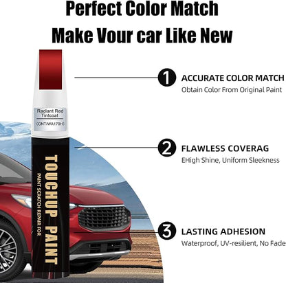 Radiant Red Tintcoat(GNT/WA170H) Car Paint Touch Up Pen for Chevy, 2-In-1 Color Accurate Touch Up Car Scratch Repair Paint Match Chevy Series Automotive Scratch Remover for Nicks & Chips Repair