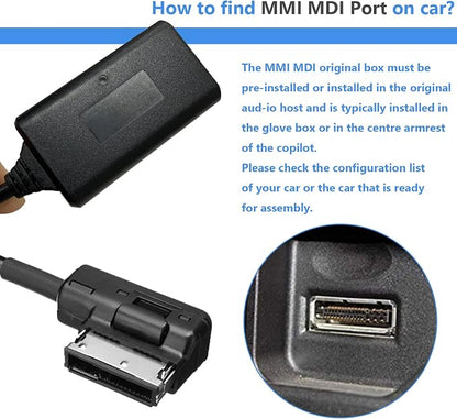 BL 5.0 AMI MMI Adapter Music Media Interface AUX Receiver for MB with Comand NTG 4.5 System E-Class W212/S212/C207/A207, C-Class